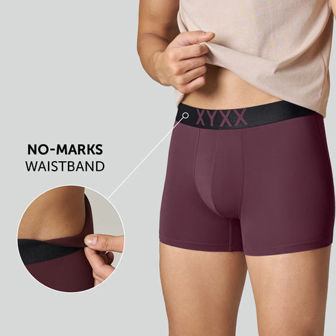 XYXX Alpha Tactel Trunks - Auburn Red