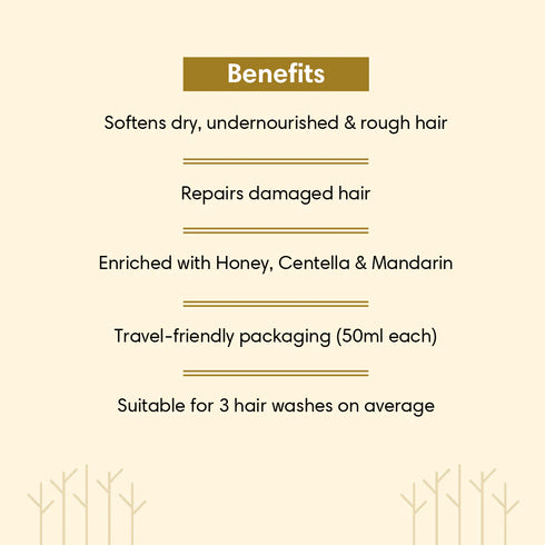 The Earth Collective Combo Dry & Damaged Hair Travel