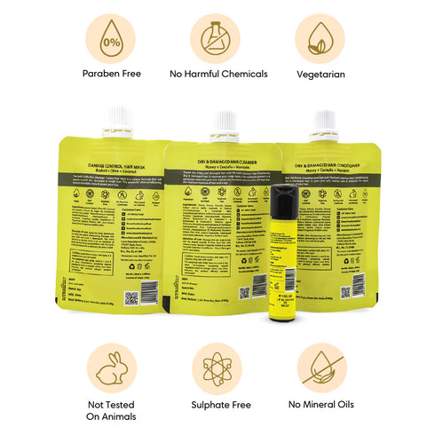 The Earth Collective Dry & Frizzy Hair Regime