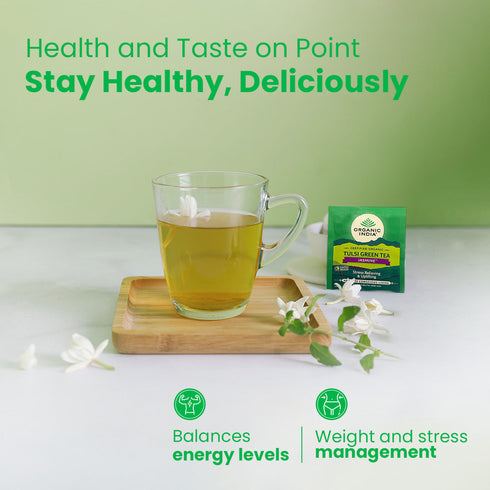 Organic India Tulsi Green Tea Jasmine