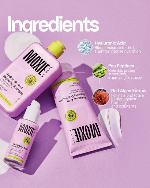 Moxie Beauty The HydroRepair Routine (3 Steps for Damage Repair)