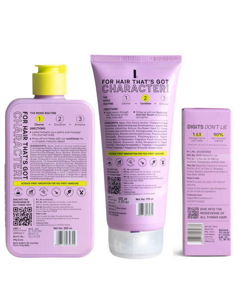Moxie Beauty The HydroRepair Routine (3 Steps for Damage Repair)