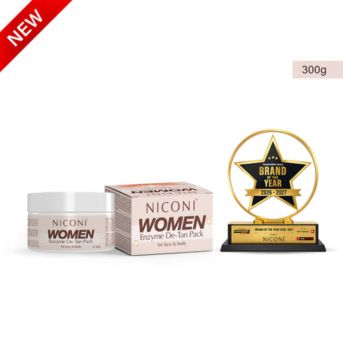 Niconi Women Enzyme De-Tan Pack For Face & Body (300g)