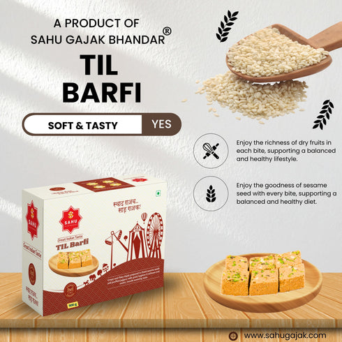 Sahu Gajak Bhandar Gajak Barfi