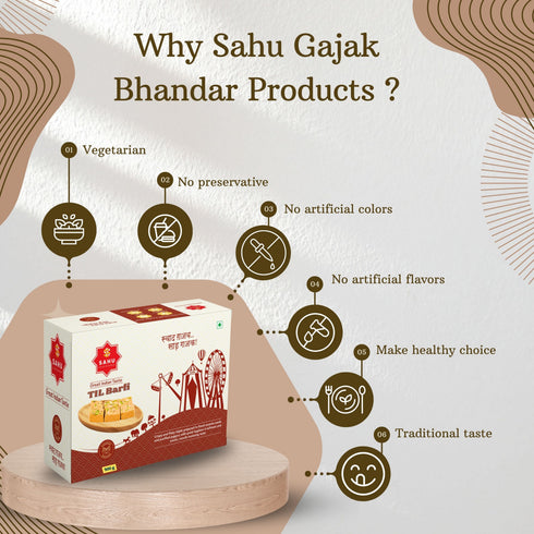Sahu Gajak Bhandar Gajak Barfi