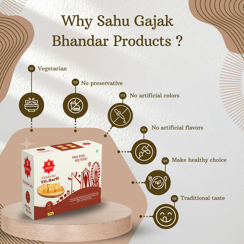 Sahu Gajak Bhandar Gajak Barfi