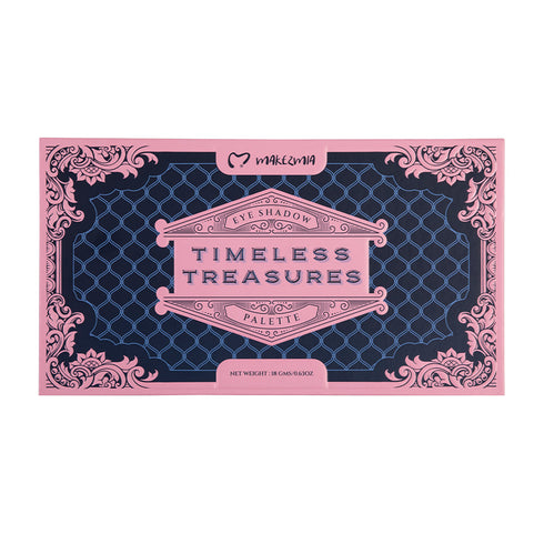 MAKEZMIA Timeless Treasures 15-Shade Shimmer, Glitter & Holographic Eyeshadow Palette