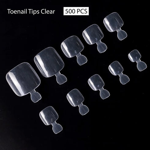Shills Professional PKT 500pcs Toenails Tips Clear