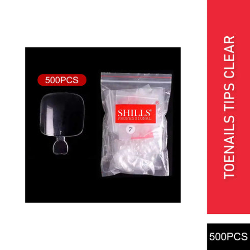 Shills Professional PKT 500pcs Toenails Tips Clear