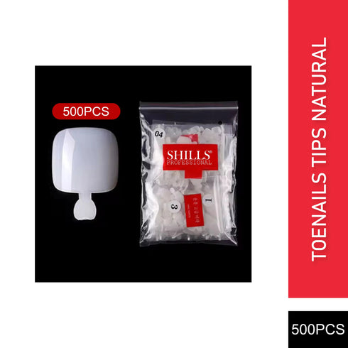Shills Professional PKT 500pcs Toenails Tips Natural