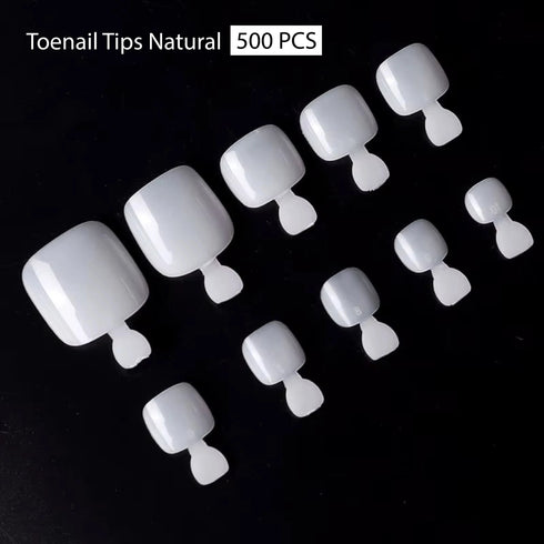 Shills Professional PKT 500pcs Toenails Tips Natural