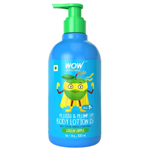 Wow Skin Science Kids Plush & Plump Body Lotion Green Apple