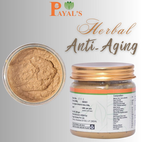 Payal's Herbal Antiaging Facepack For Men And Woomen (200g)