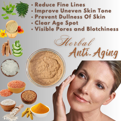 Payal's Herbal Antiaging Facepack For Men And Woomen (200g)