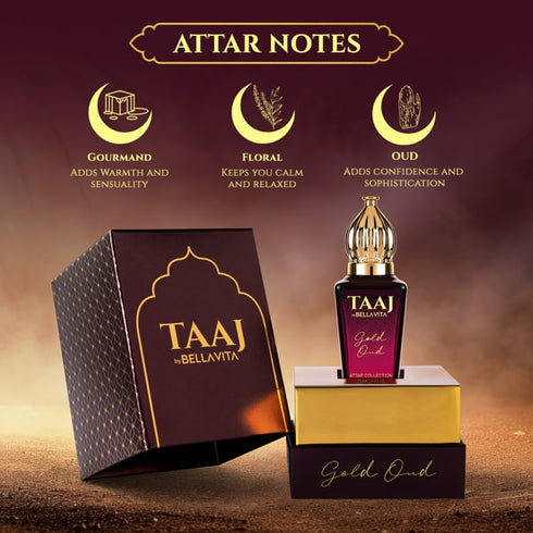Bella Vita TAAJ Gold OUD Attar