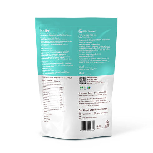 Pure & Sure Organic Tamarind Whole