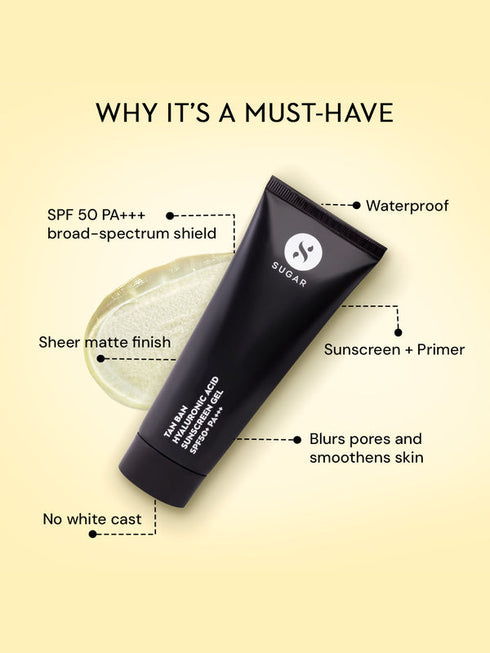 Sugar Tan Ban Hyaluronic Acid Sunscreen Gel