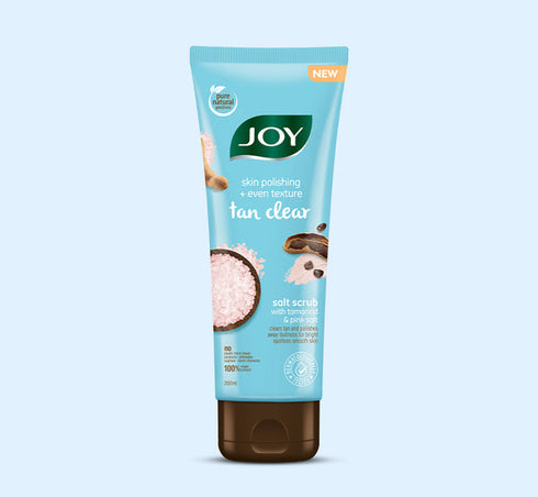 Joy Skin Polishing + Even Texture Tan Clear Salt Scrub