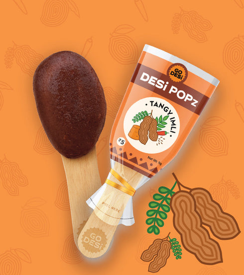 GO DESi Popz Tangy Imli Pop | Tamarind & Jaggery Candy