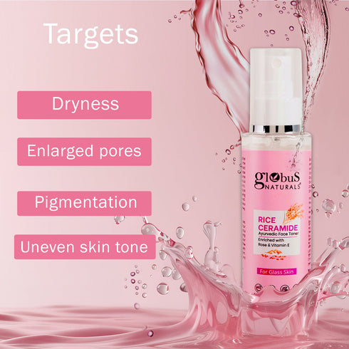 Globus Naturals Rice Ceramide Face Toner For Korean Glass Skin