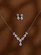 Zeraki Jewels Taruni Silver Necklace Set