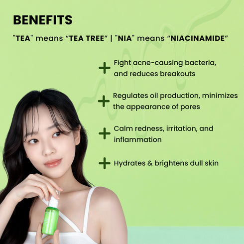 Mirabelle Korea Teatree Niacinamide Calming Serum Made in Korea