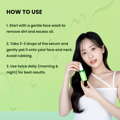 Mirabelle Korea Teatree Niacinamide Calming Serum Made in Korea