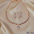 Teardrop Elegance Diamond Necklace Set