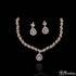 Teardrop Elegance Diamond Necklace Set