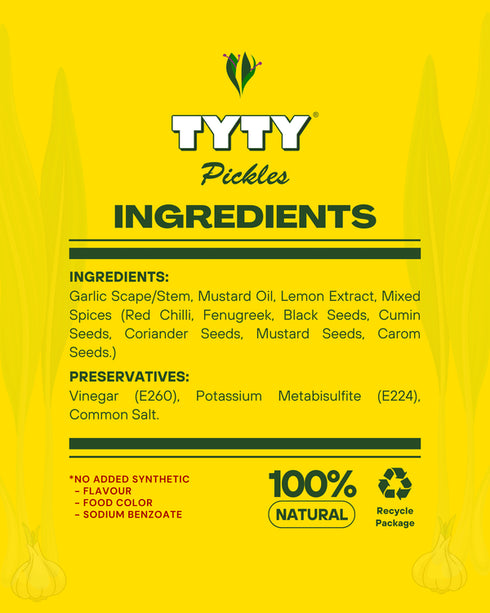 PREBIOTIC Tender Green Garlic Pickle