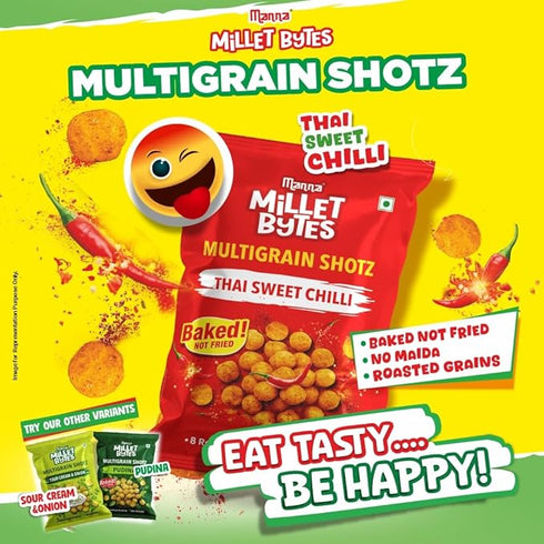 Manna Foods Millet Bytes Thai Sweet Chilli