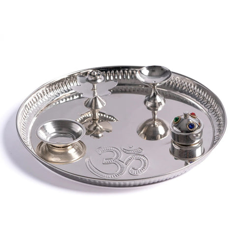 Samskara Home Rakshan Pooja 10" Thali Set