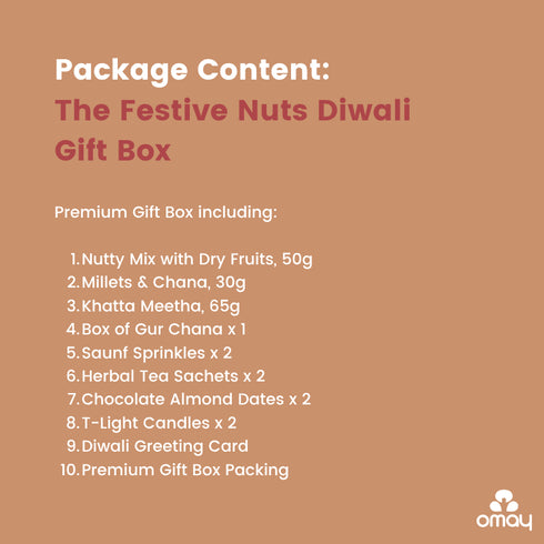 Omay Foods The Festive Nuts Gift Box