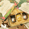 Bharat Vedica Gift Hamper 125g Ajwain Honey 125g Gulkand Honey 125ml A2 Cow Ghee