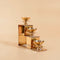 Samskara Home 3 Step Brass Diya Stand