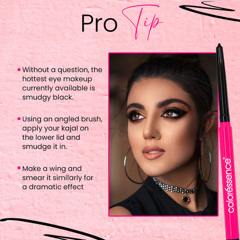COLORESSENCE Time to Prime Kajal Pencil -Black