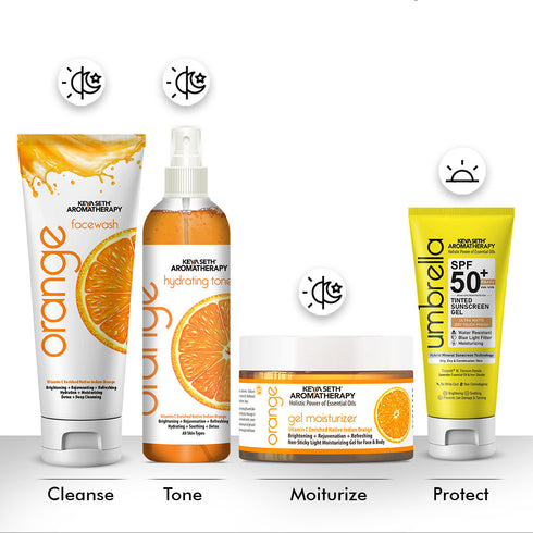 Keya Seth Aromatherapy Umbrella Tinted Mineral Sunscreen Gel SPF50 PA+++ Moisturizing