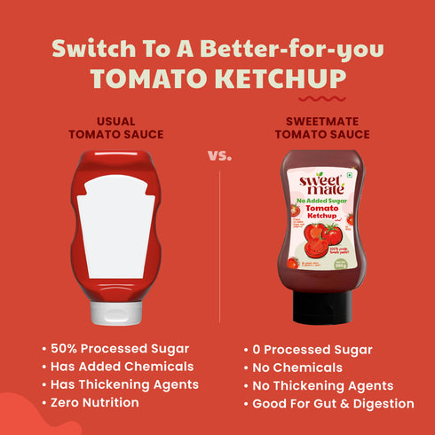 Sweetmate Tomato Ketchup | No Added Sugar & Jaggery