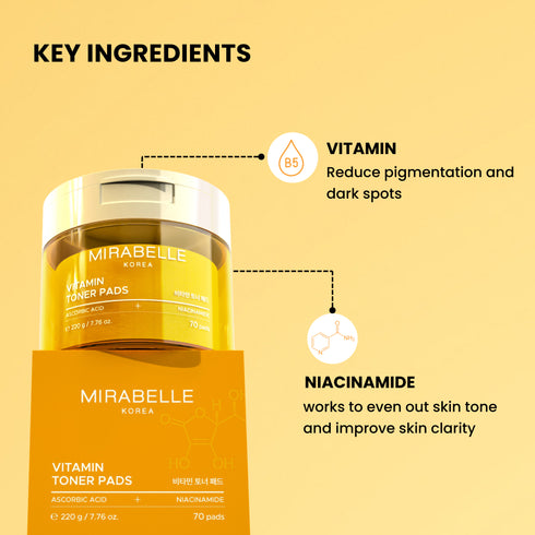 Mirabelle Korea Vitamin Toner Pads