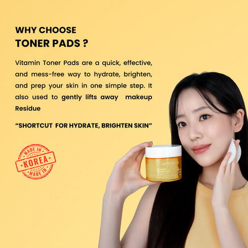 Mirabelle Korea Vitamin Toner Pads
