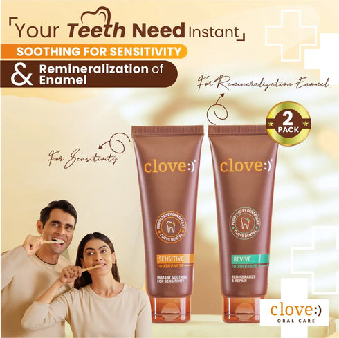 Clove Oral Care Anti-Sensitivity & Remineralize Combo