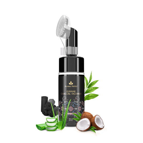 Avimee Herbal Kunwar Charcoal Facewash