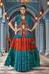 Shubhkala Traditional Garba Style Full Flair Navratri Special Jacket Style Chaniya Choli