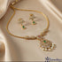 Traditional Gold-Toned Pearl Necklace Set
