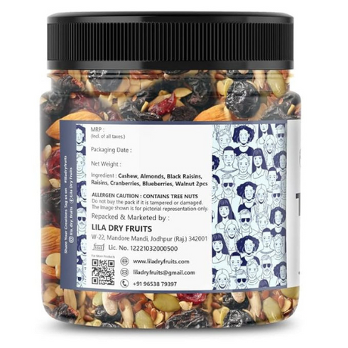 Lila Dry Fruits Trail Mix