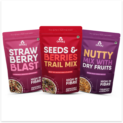 Omay Foods Trail & Berries Mini Combo Pack (3pcs)