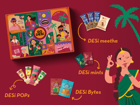Go Desi Desi Bytes Trial Pack |Chatpata Snacks | After-meal