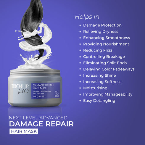 Vasuestore Trichup Pro Damage Repair & Instant Smoothing Hair Care Combo Oil Serum
