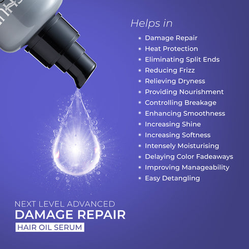 Vasuestore Trichup Pro Damage Repair & Instant Smoothing Hair Care Combo Shampoo Oil Serum