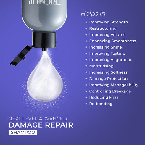 Vasuestore Trichup Pro Damage Repair & Instant Smoothing Hair Care Combo Shampoo,Oil, Serum, Mask